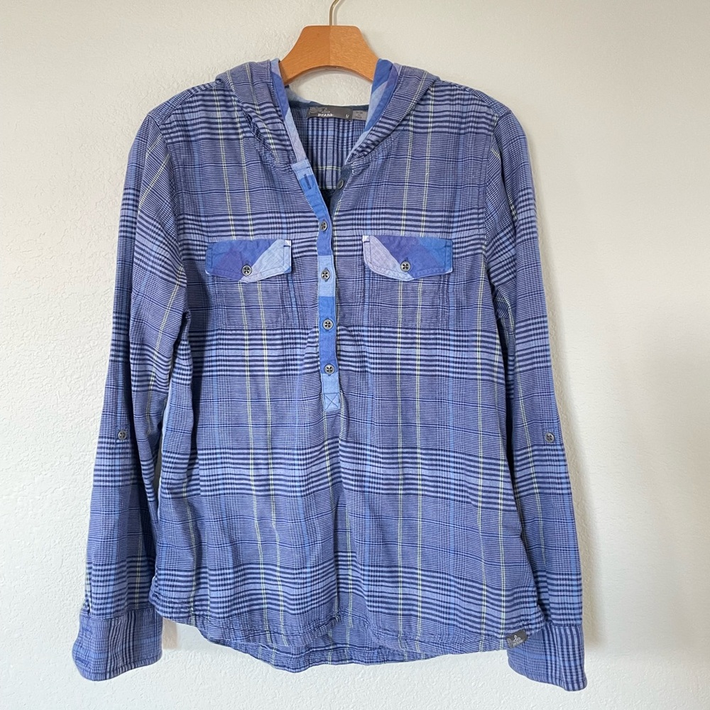 Prana Plaid Pullover